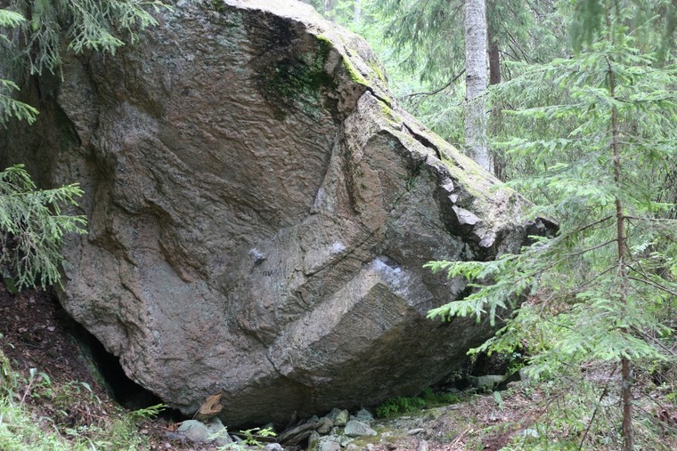 Развал под основным массивом