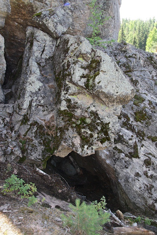 Развал под основным массивом