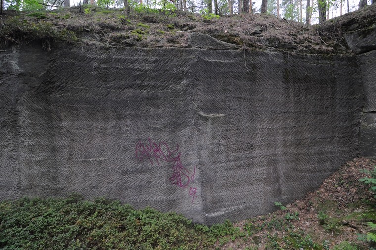 Amfiteátr - levá stěna