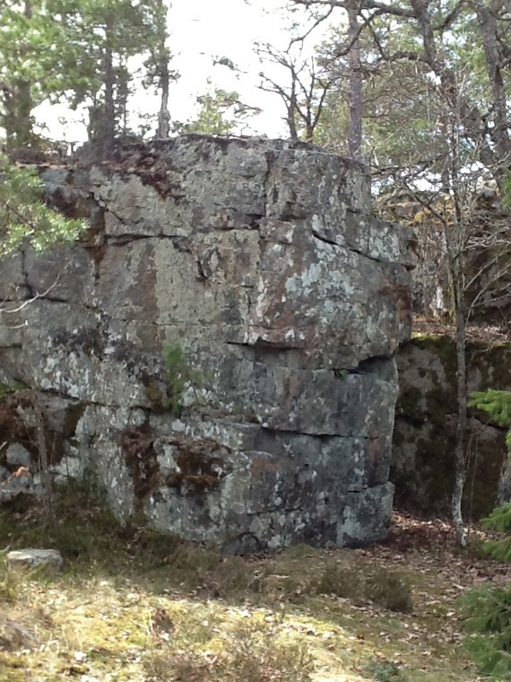 Höga väggen vänster