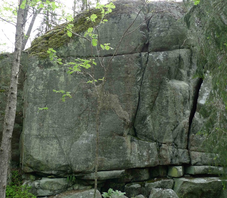 Väggen längst bort till vänster