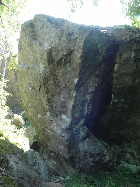 Развал под основным массивом