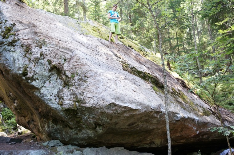 Развал под основным массивом