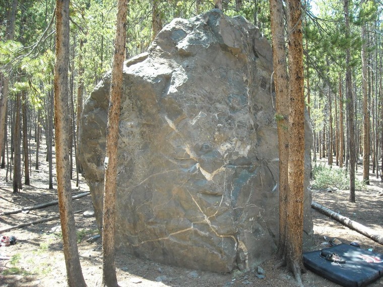 Black boulder