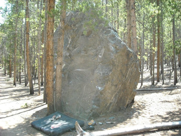 Black boulder