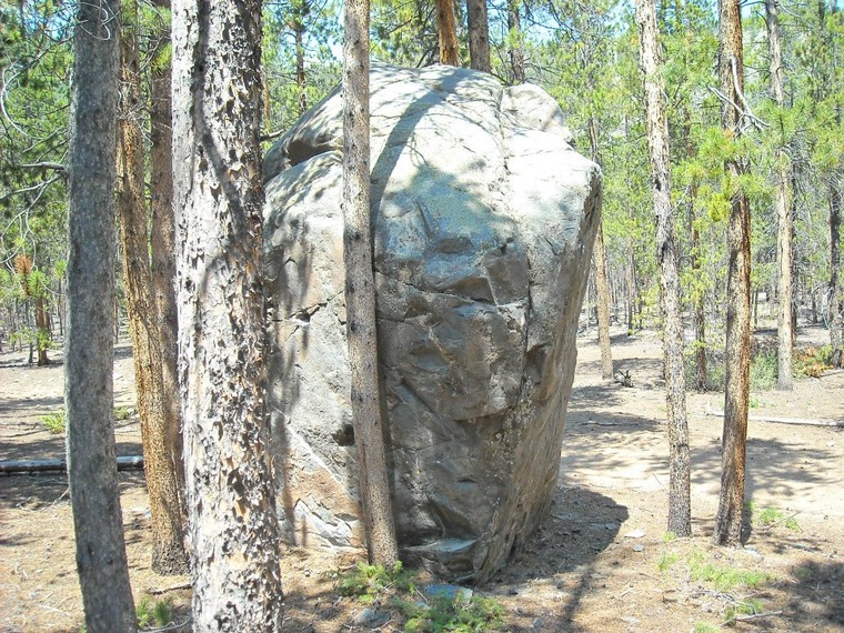 Black boulder