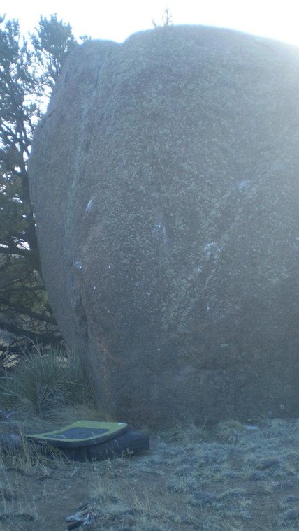 The round boulder