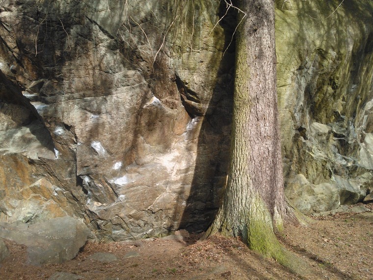 Överhängande väggen