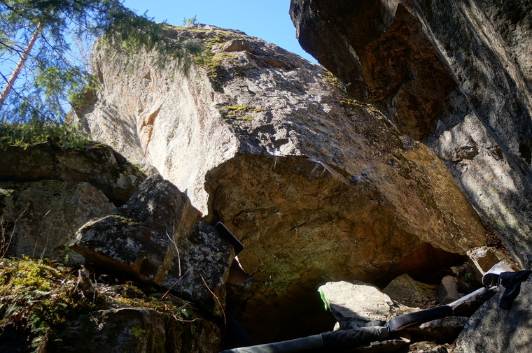 Развал под основным массивом