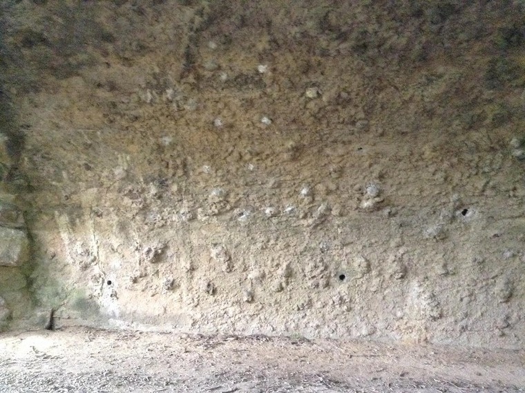 Cȏté gauche en descendant la pente