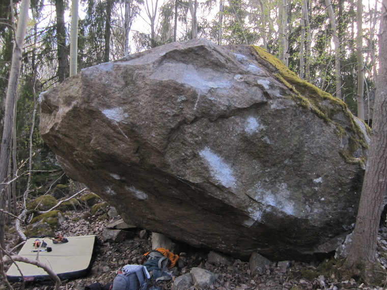 Överhängande blocket