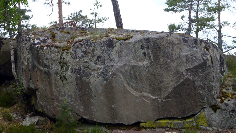 Många meter över havet