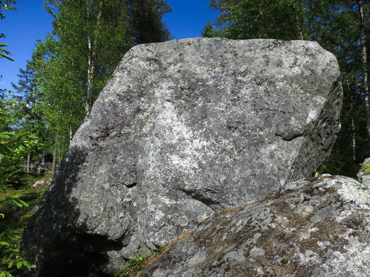 Second boulder