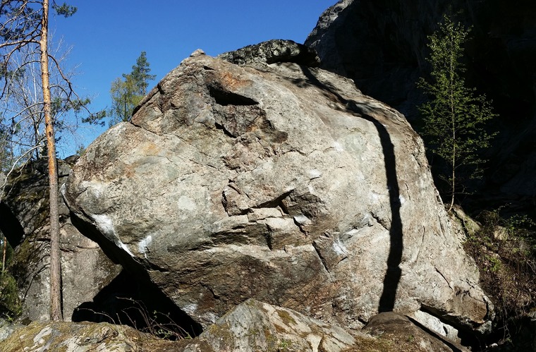 Развал под основным массивом