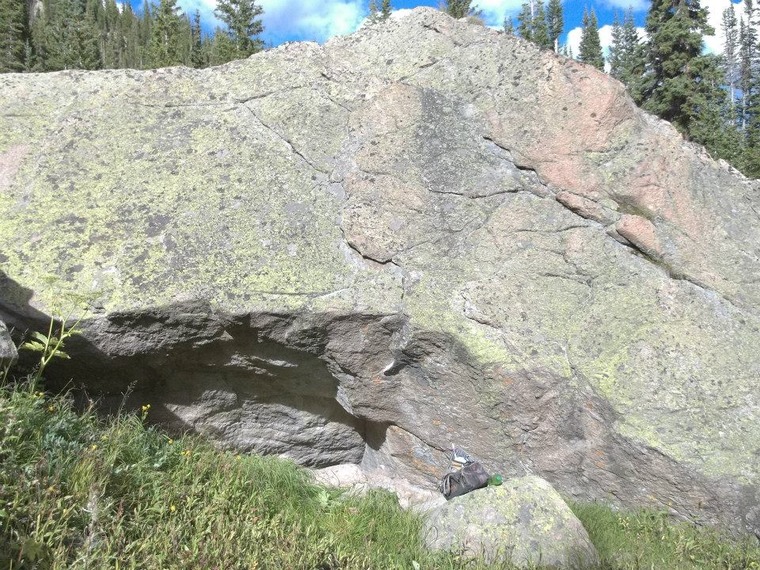 Powerline boulders