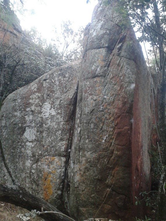 Asterix and Obelix boulder