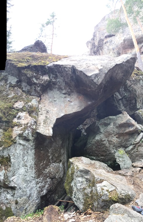 Развал под основным массивом