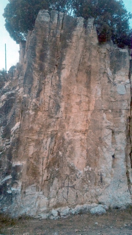 Main crag