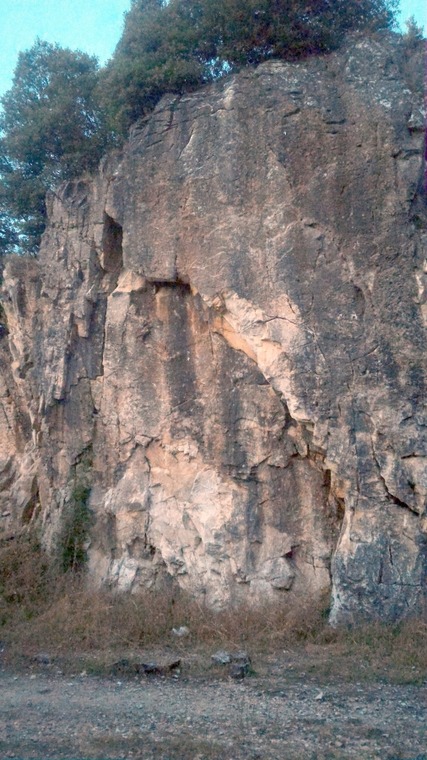 Main crag