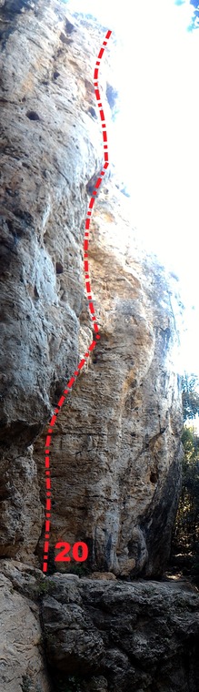 Main crag
