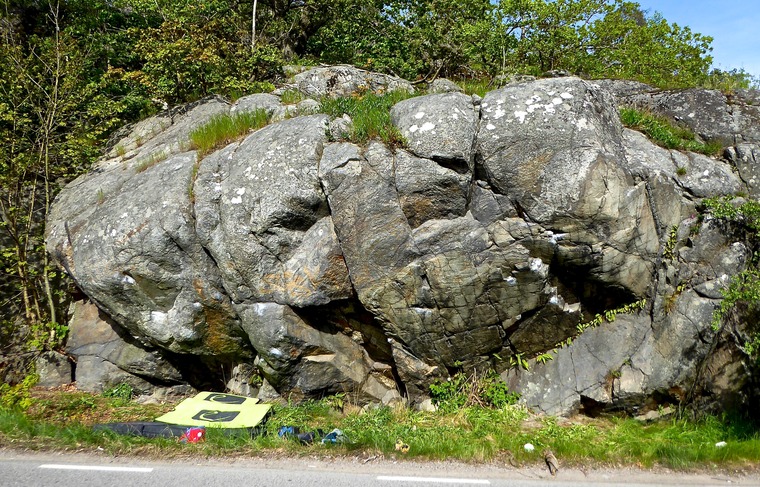 Överhängande väggen