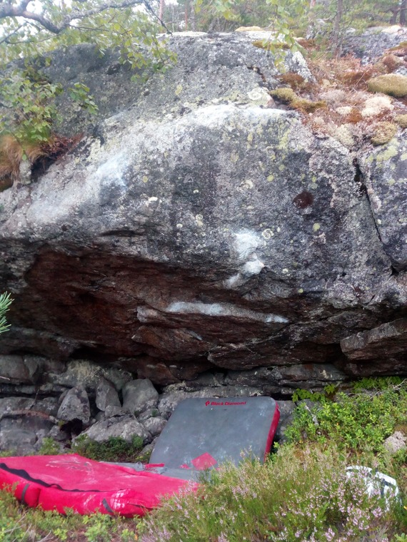 Överhängande väggen