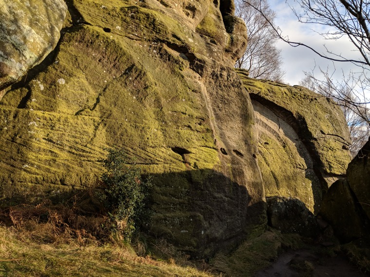 Black Chipper and Arch Wall