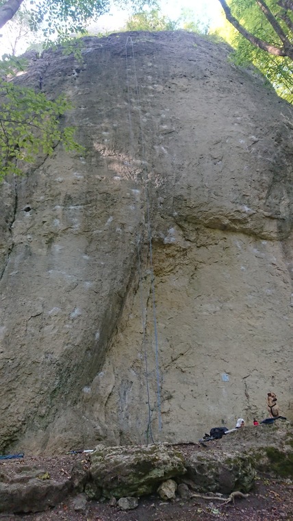 Sprungstein - Talseite