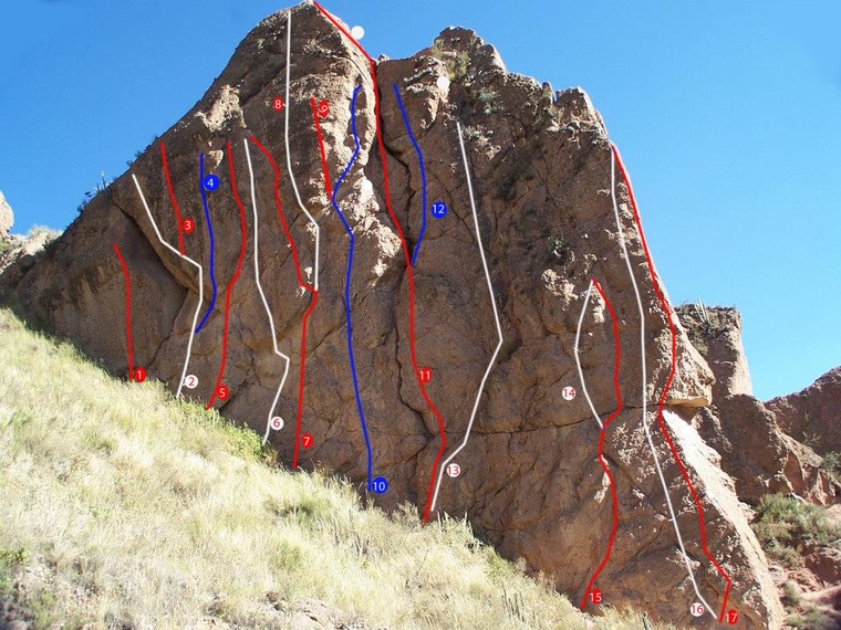 La Galleta, Cara Norte