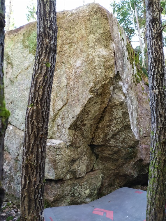 Överhängande areten