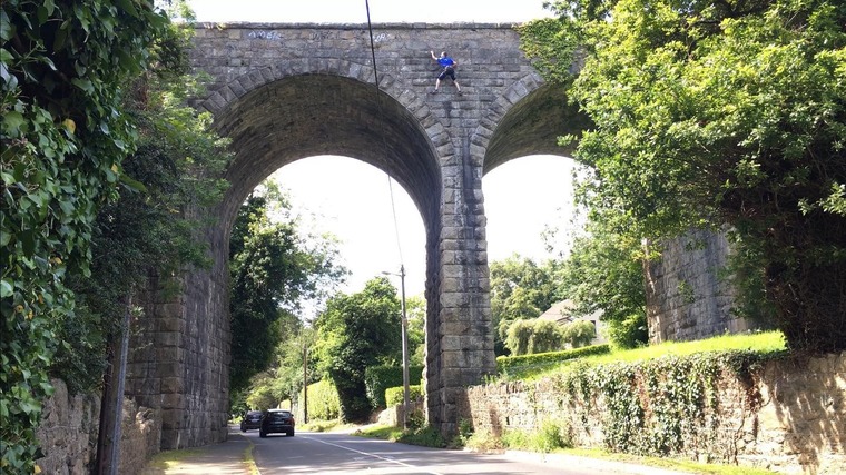 Old Harcourt street Rail way bridge climb