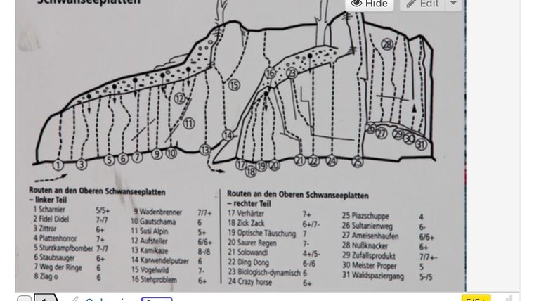 Obere Schwanseeplatte - linker Teil