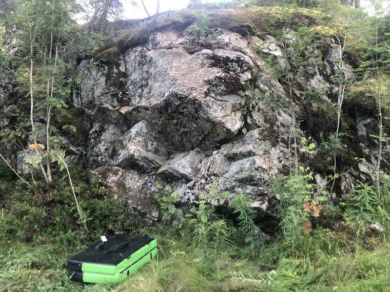 Litt større veikant