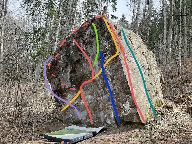 Plambuit boulder