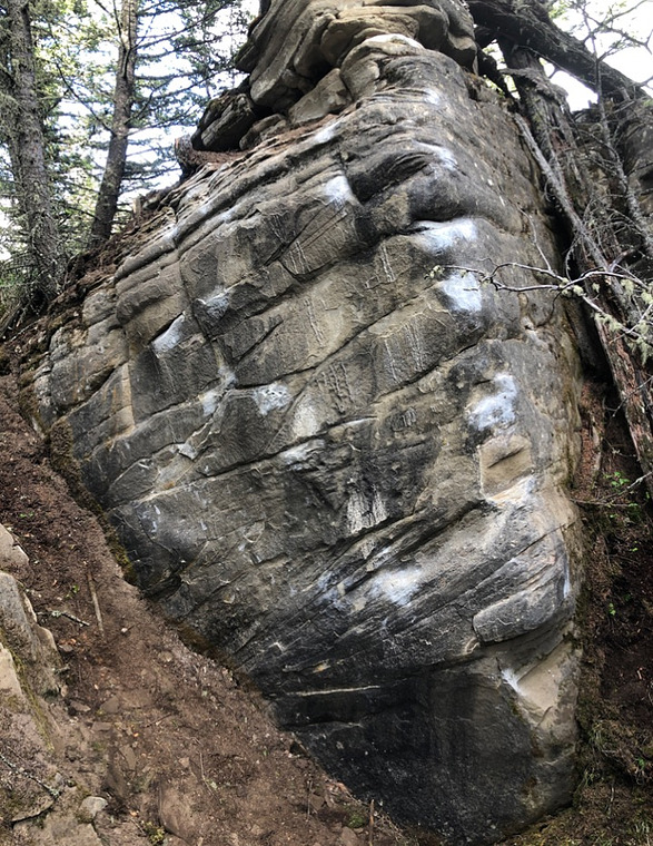 The Candlestick Boulder 