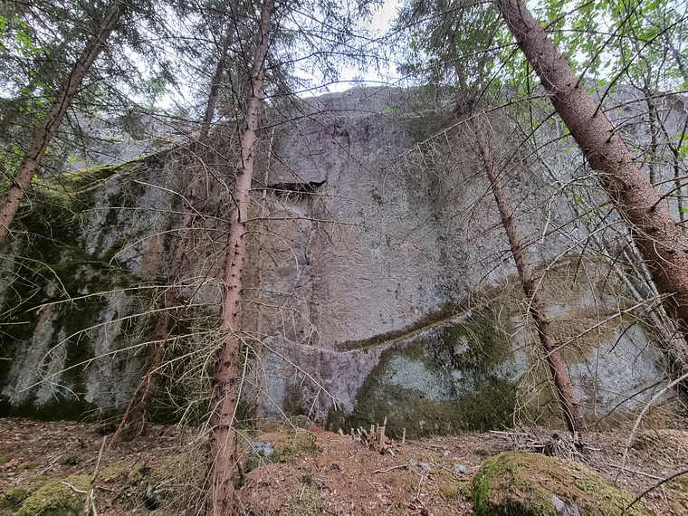 Solvik övre väggen