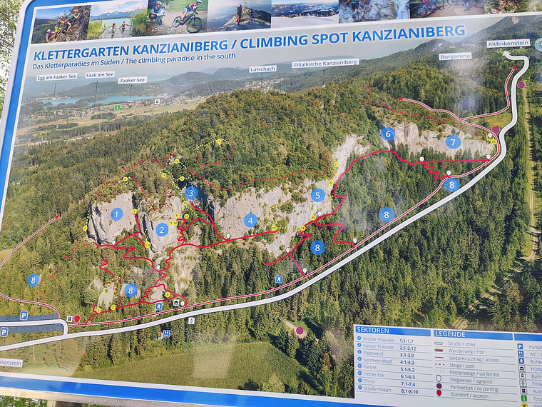 Via Ferrata and sport climbing